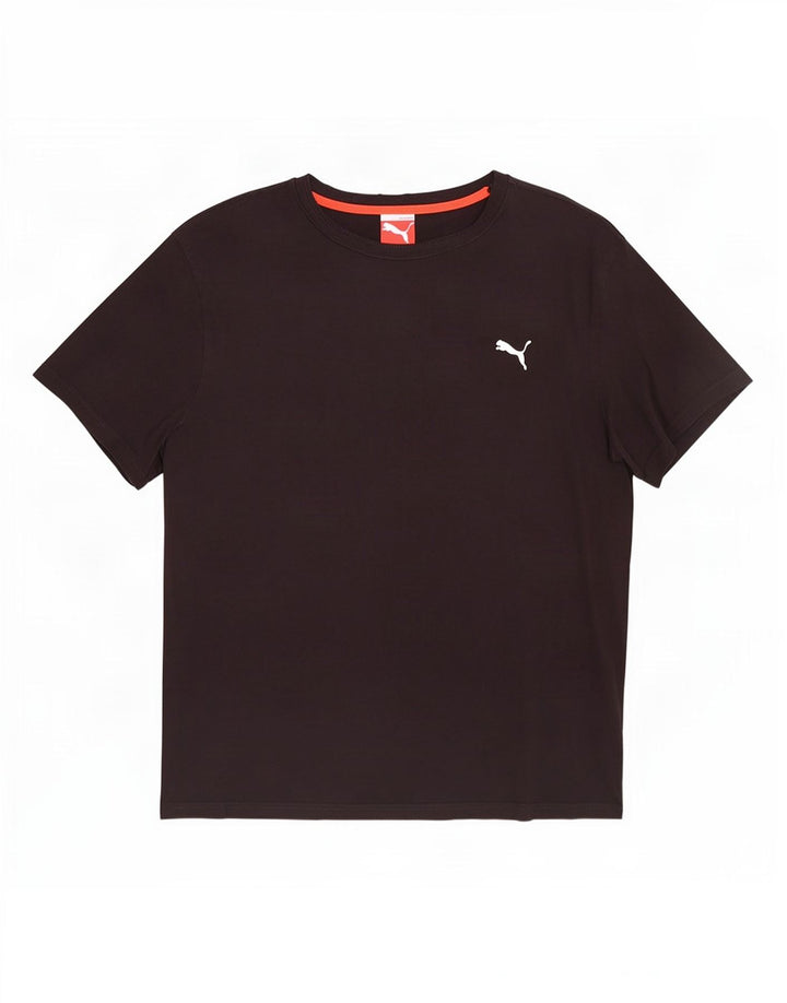 Puma Mens T-Shirt Top XL Black Cotton