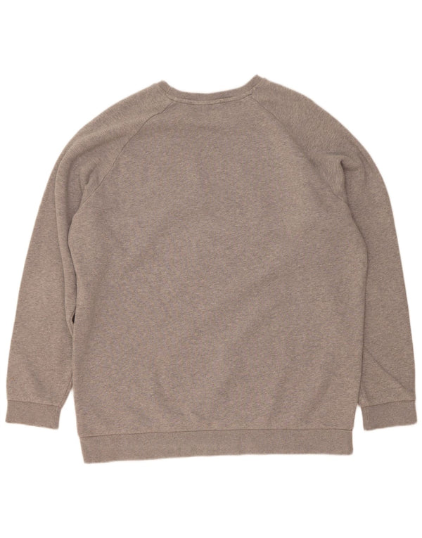 Adidas Mens Sweatshirt Jumper XL Grey Cotton
