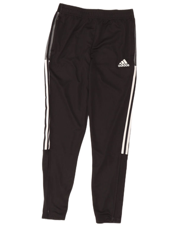 Adidas Boys Aeroready Tracksuit Bukser 15-16 år Sort Polyester