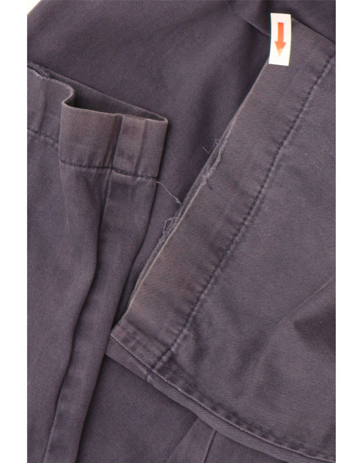 Marks & Spencer Mens Regular Chino Trousers W32 L31 Navy Blue Cotton