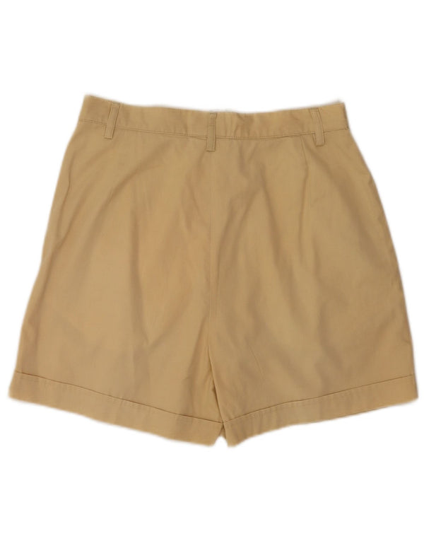 Pantaloncini chino con pegging a vita alta da donna Fila taglia 46 W28 L5 cotone beige