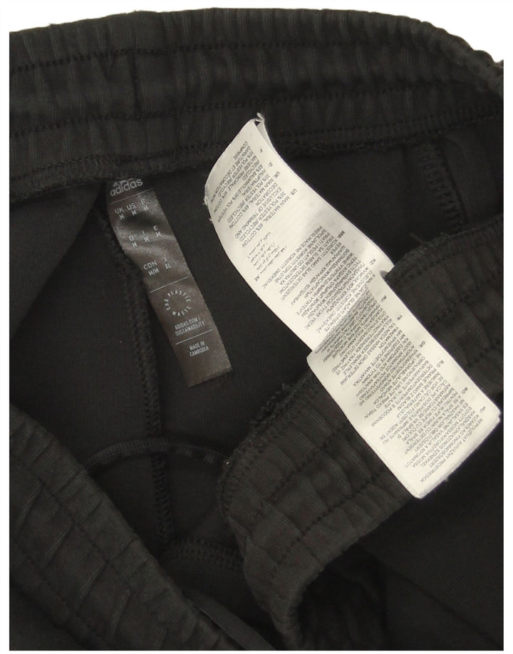Adidas Mens Tracksuit Trousers Joggers Medium Black Cotton