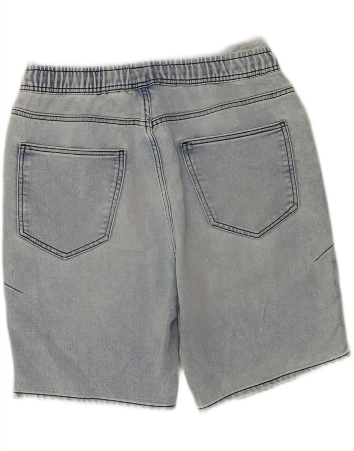 Zara Damen Denim-Shorts, Größe L, W32, Blau