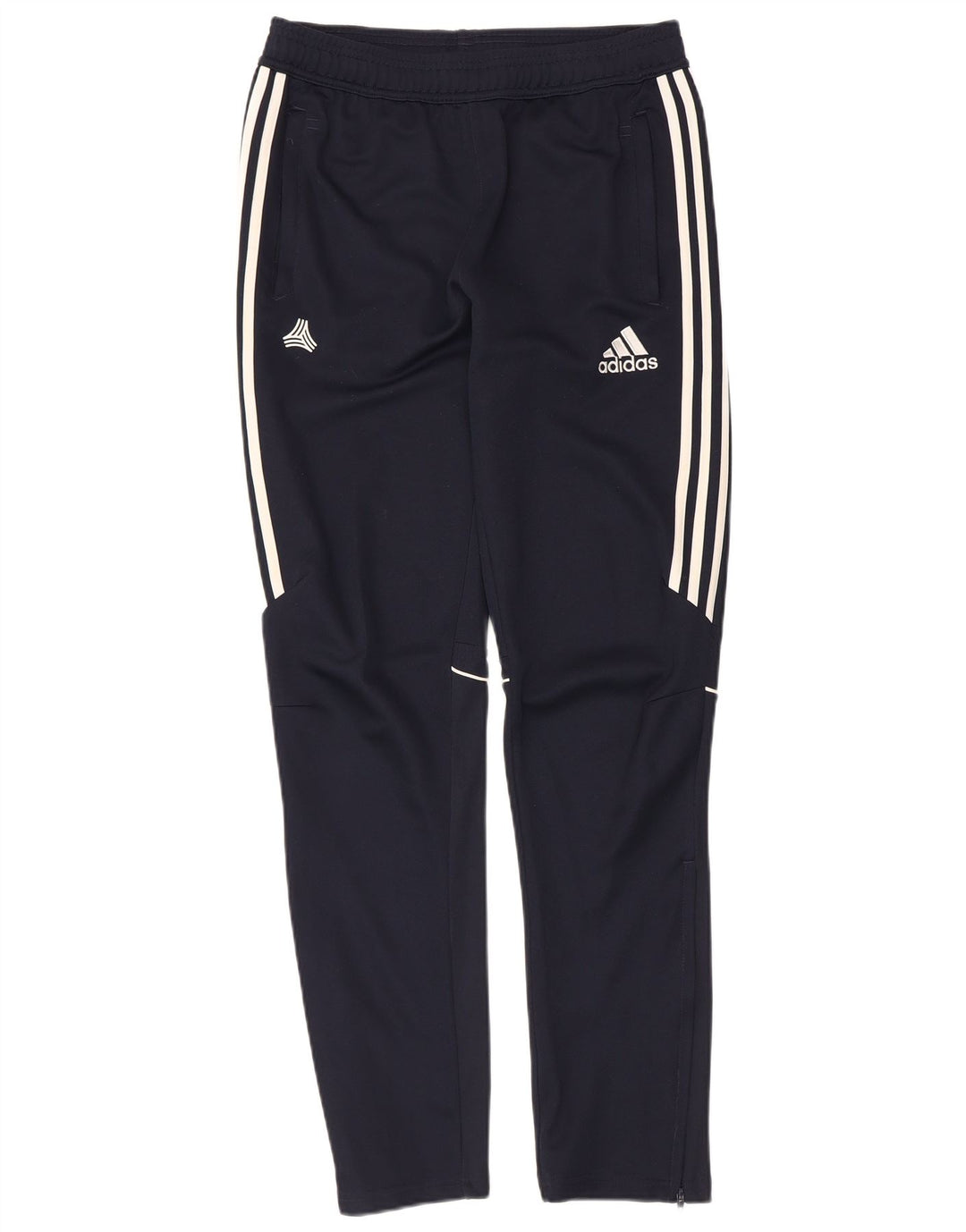 Adidas Boys Tracksuit Trousers 15-16 Years Navy Blue Polyester