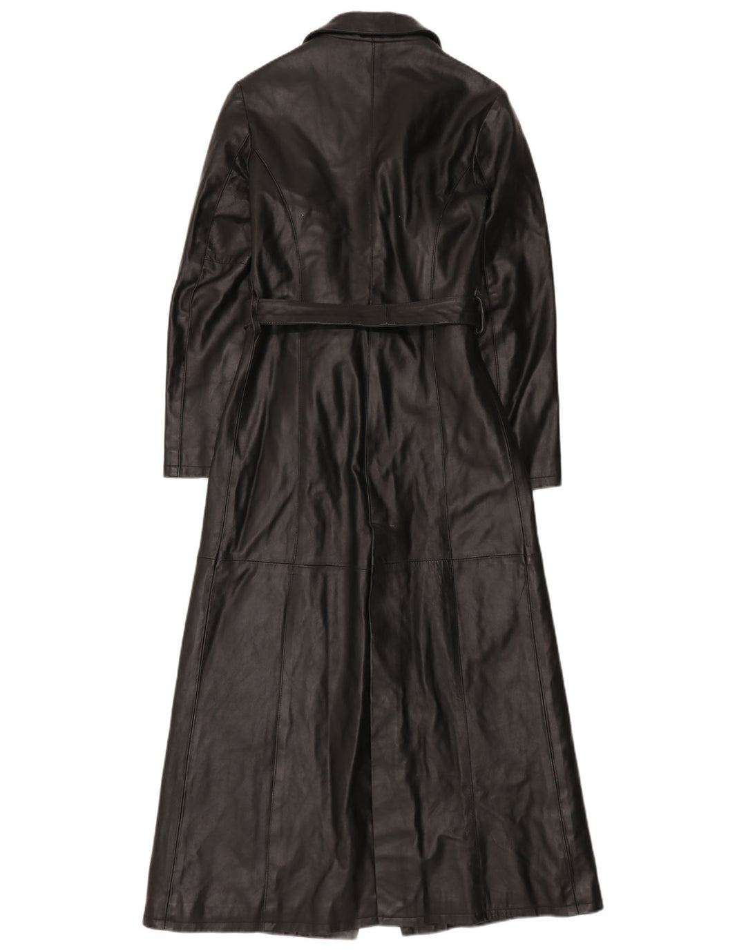 Lavorazione Artigianale Womens Leather Coat IT 42 Medium Black