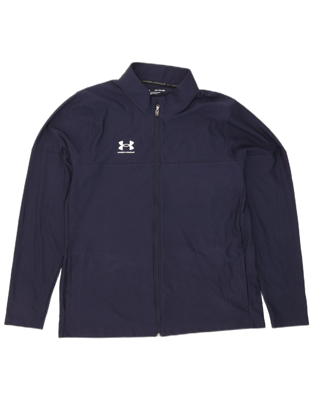 Under Armour Herren-Trainingsanzugoberjacke 2XL Marineblau aus Polyester