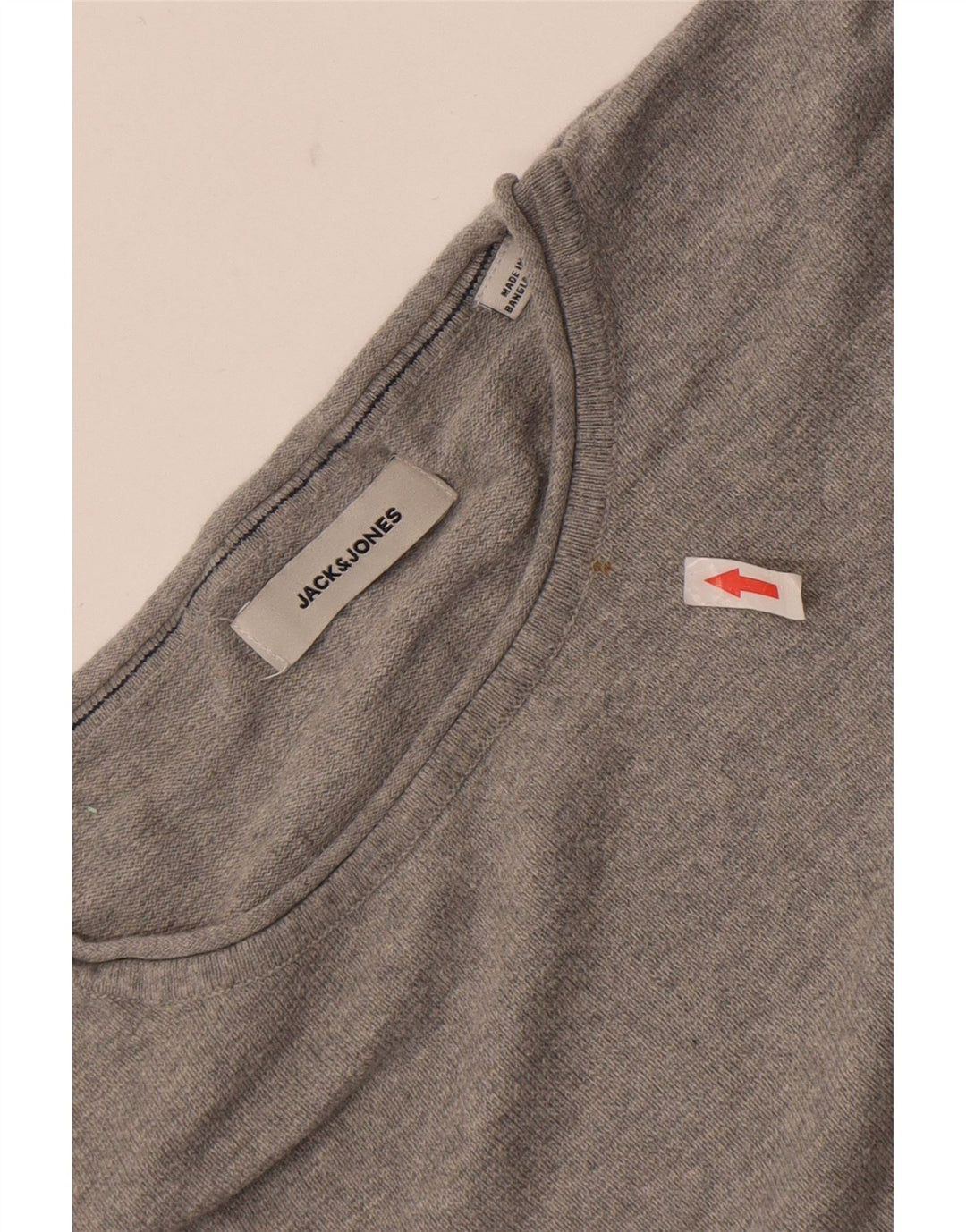 Jack & Jones Herren-Pullover mit Rundhalsausschnitt, 2XL, Grau