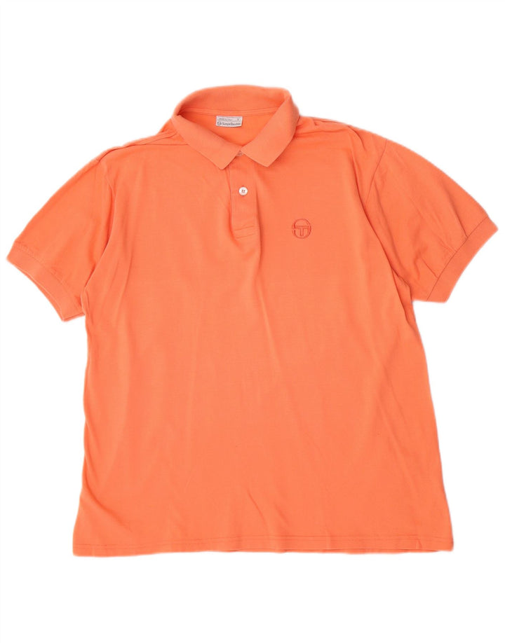 Sergio Tacchini Herre poloshirt Medium Orange Bomuld