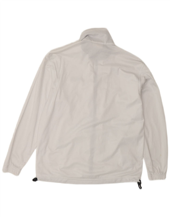 ASICS Mens Loose Fit Tracksuit Top Jacket XS White Polyester