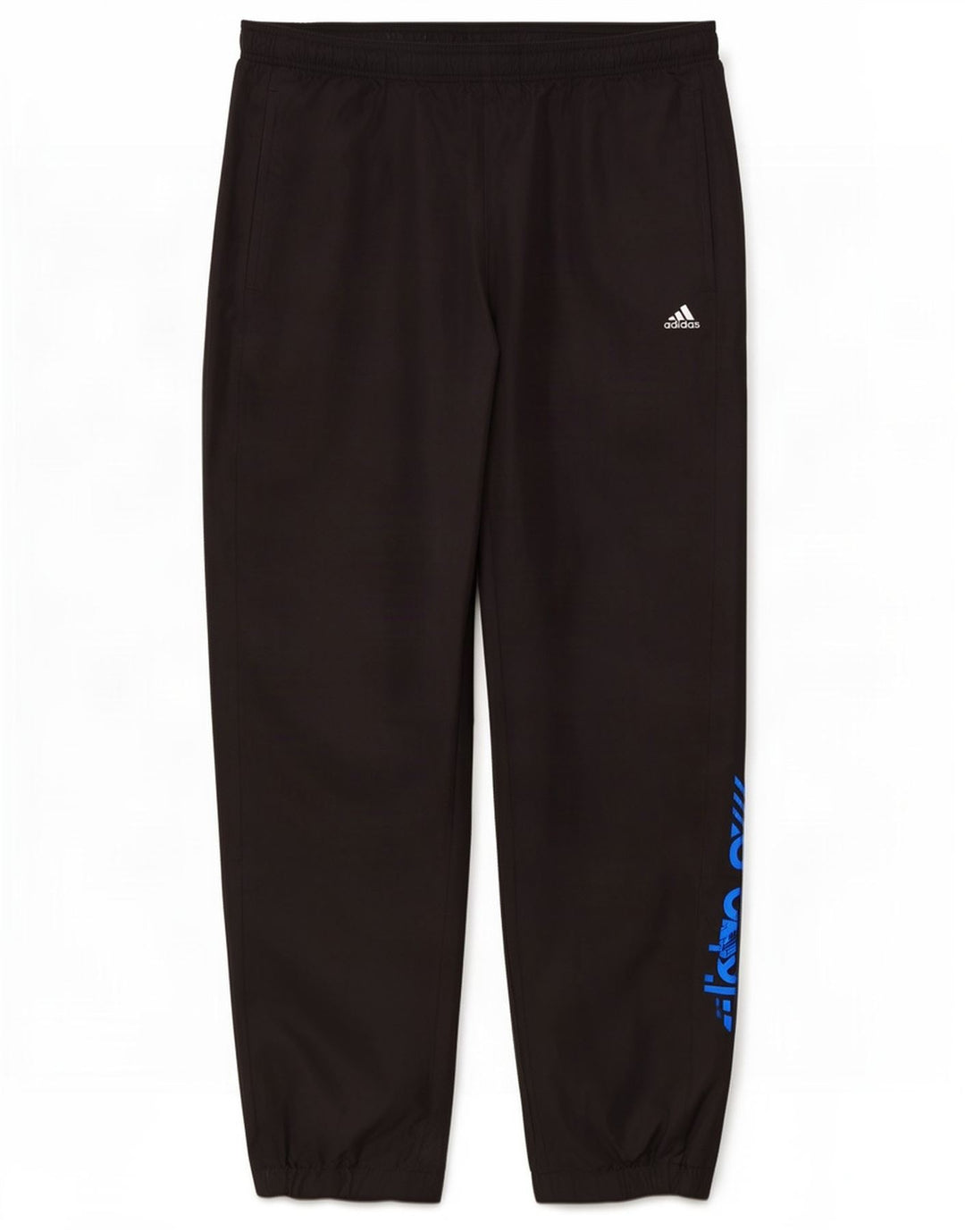 Adidas Mens Climalite Tracksuit Trousers Joggers Medium Black Polyester
