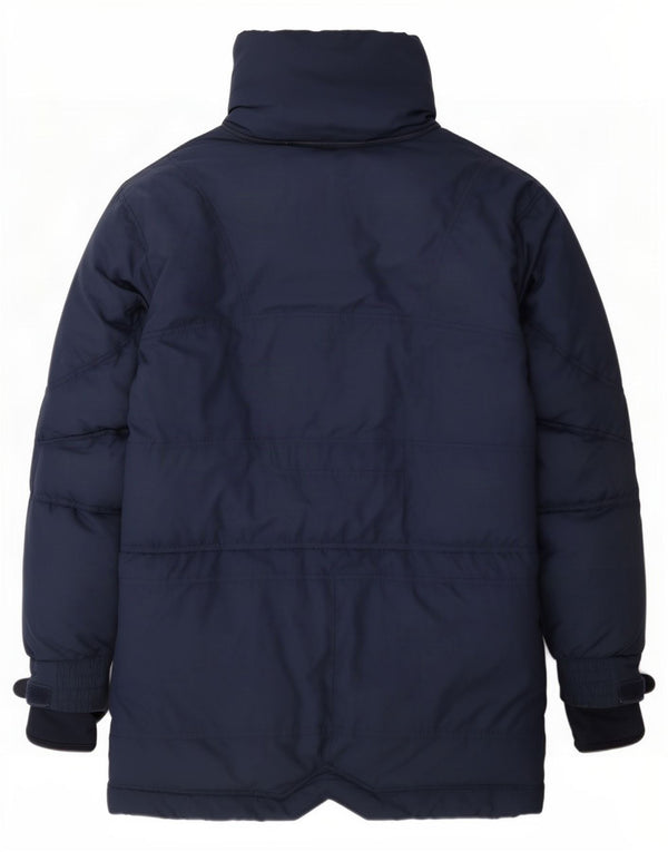 Nike Polstret frakke til mænd UK 42/44 Large Navy Blue Polyester