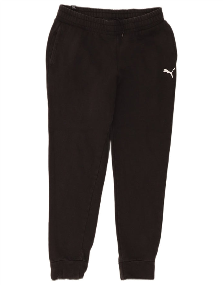 Puma Mens Tracksuit Trousers Joggers Small  Black Cotton
