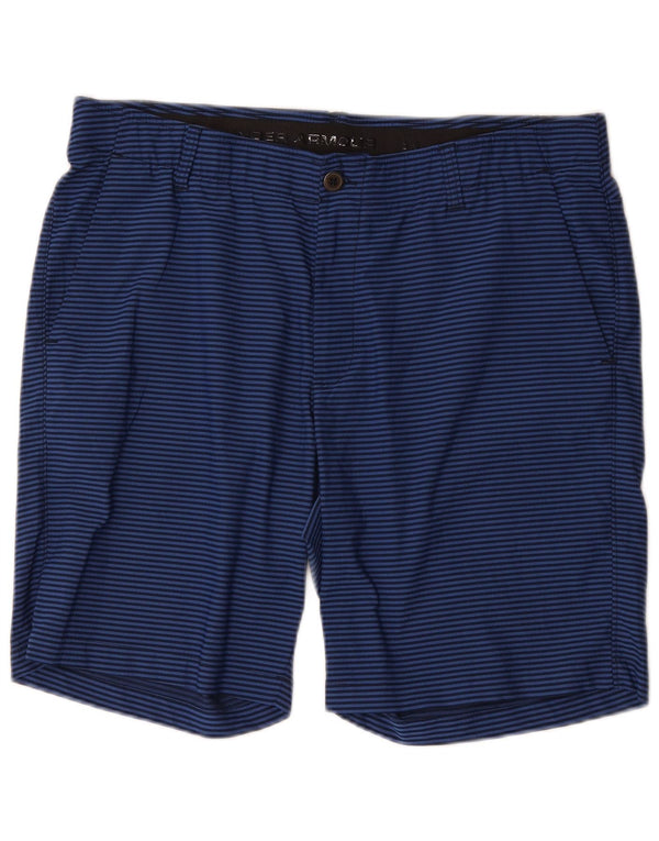 Under Armour Short chino Heat Gear W38 XL homme bleu à fines rayures