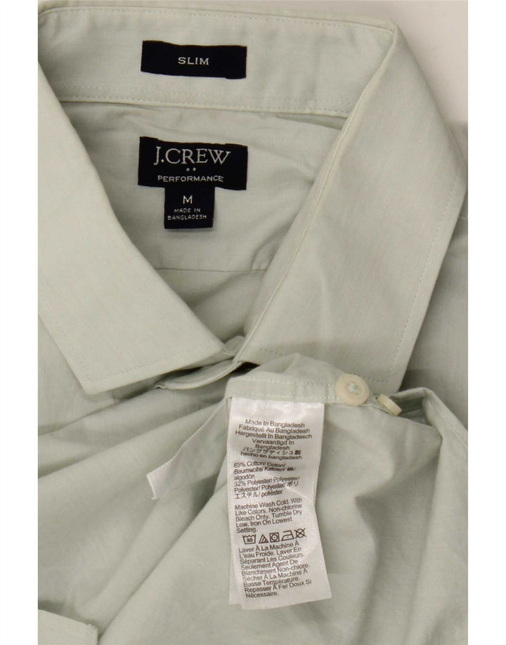 J. Crew Slim Fit Skjorte til mænd Medium Grøn Bomuld