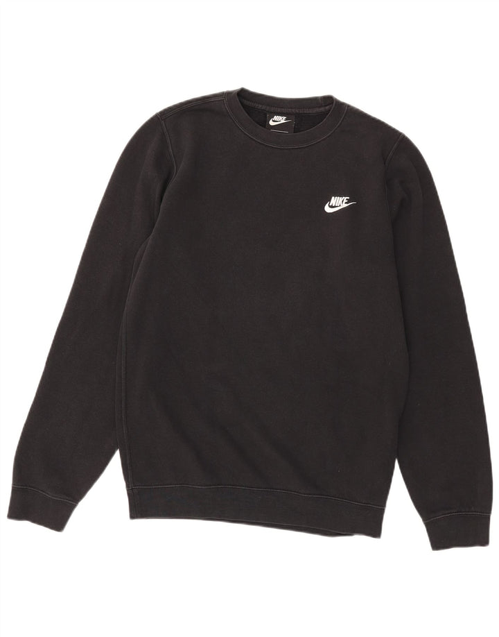 Nike Mens Sweatshirt Jumper XS Black Cotton