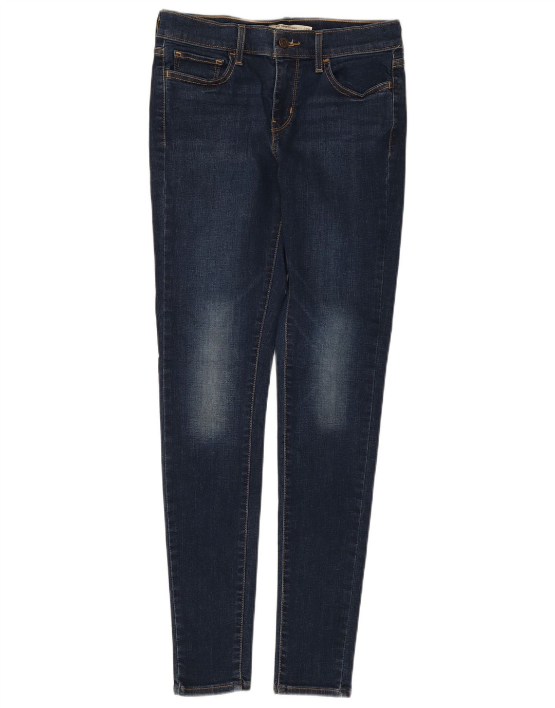 LEVI'S Womens 710 Super Skinny Jeans W28 L30 Navy Blue