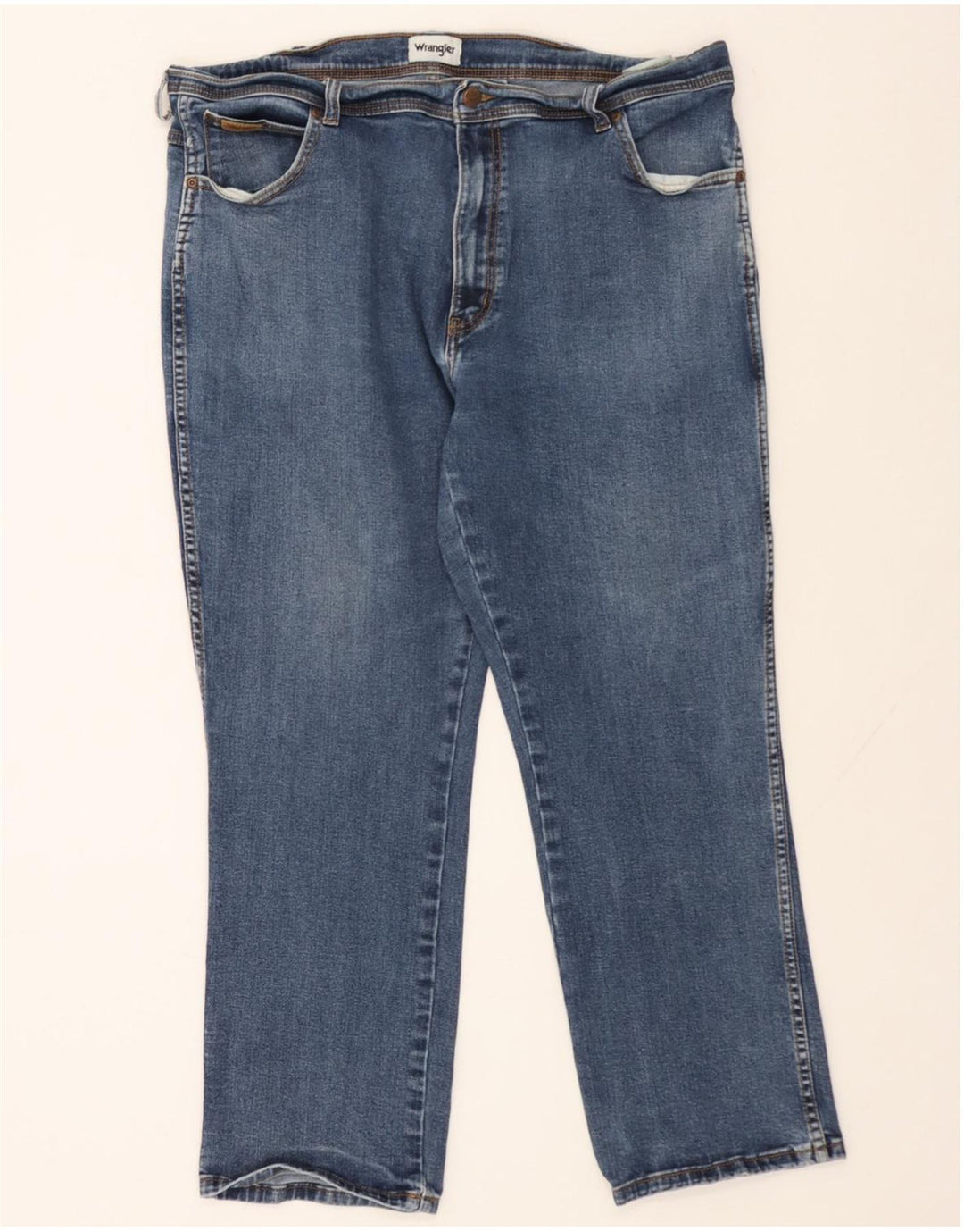 WRANGLER Mens Texas Capri Jeans W42 L27 Blue Cotton Vintage Wrangler and Second-Hand Wrangler from Messina Hembry 