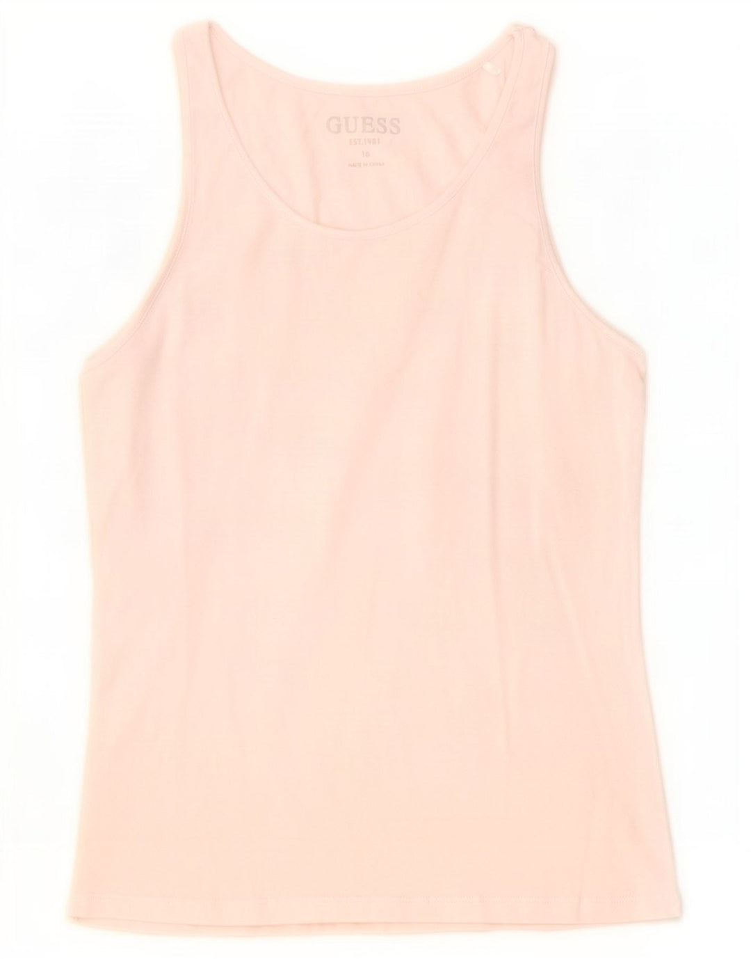 Guess Mädchen-Trägershirt, 15–16 Jahre, rosa Polyester