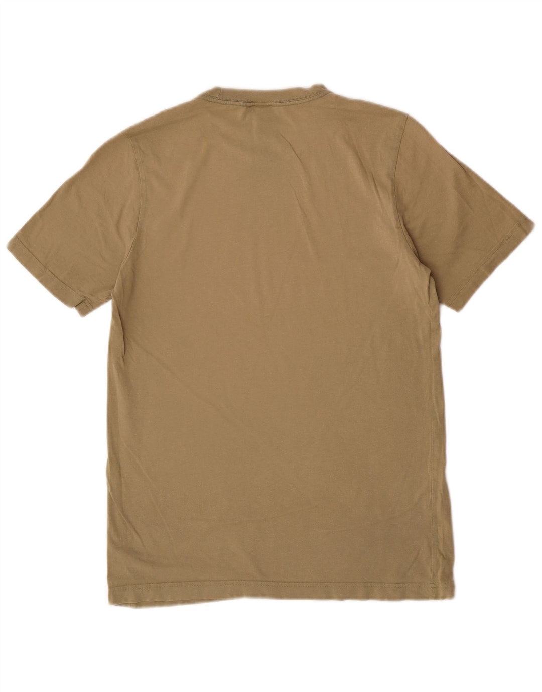Adidas Mens Regular Graphic T-Shirt Top Small Khaki Cotton