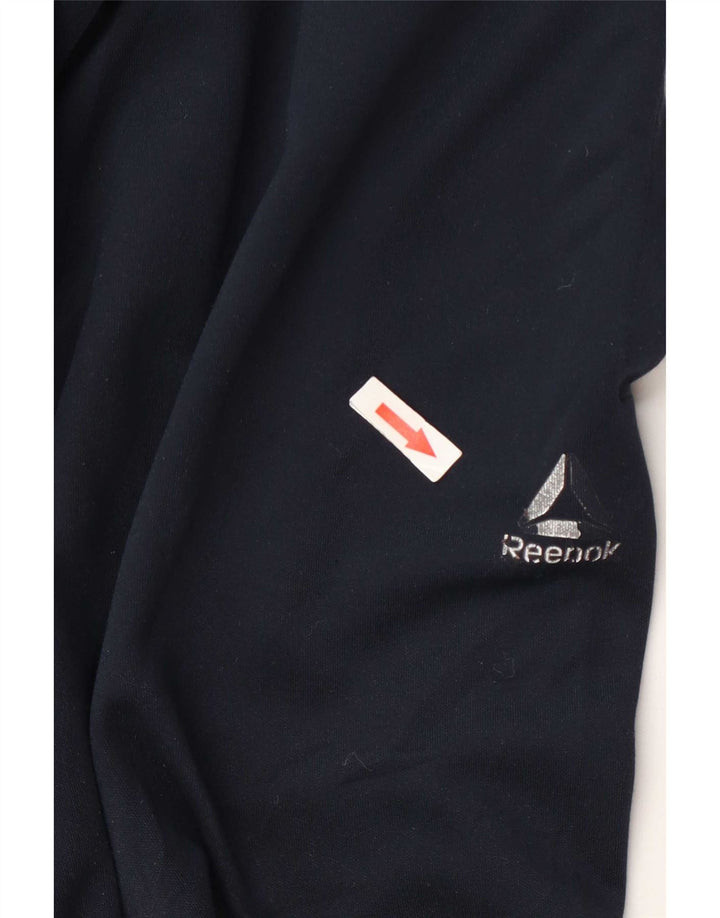 Reebok Mens Tracksuit Trousers Medium Navy Blue
