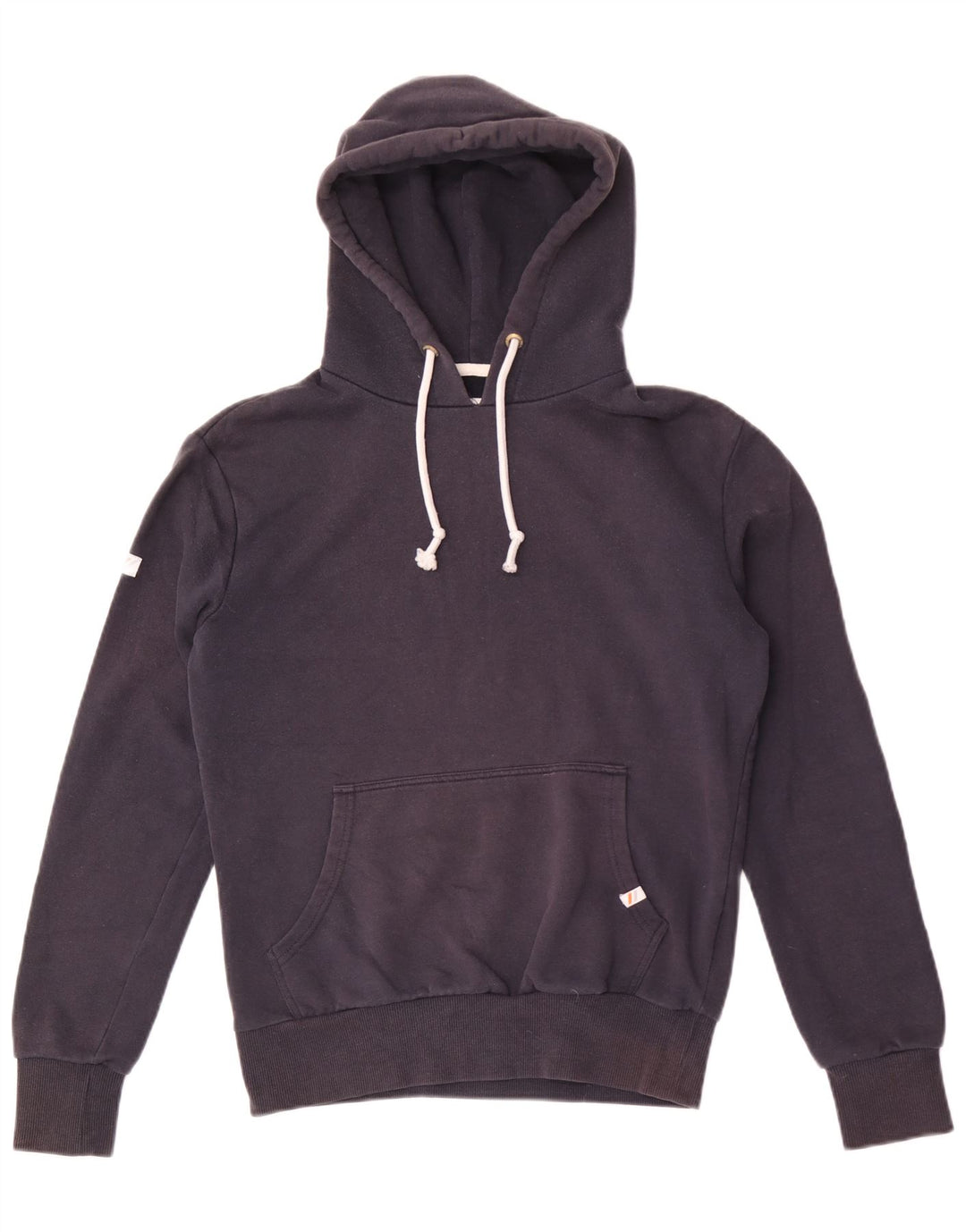 Superdry Mens Hoodie Jumper Small Navy Blue Cotton