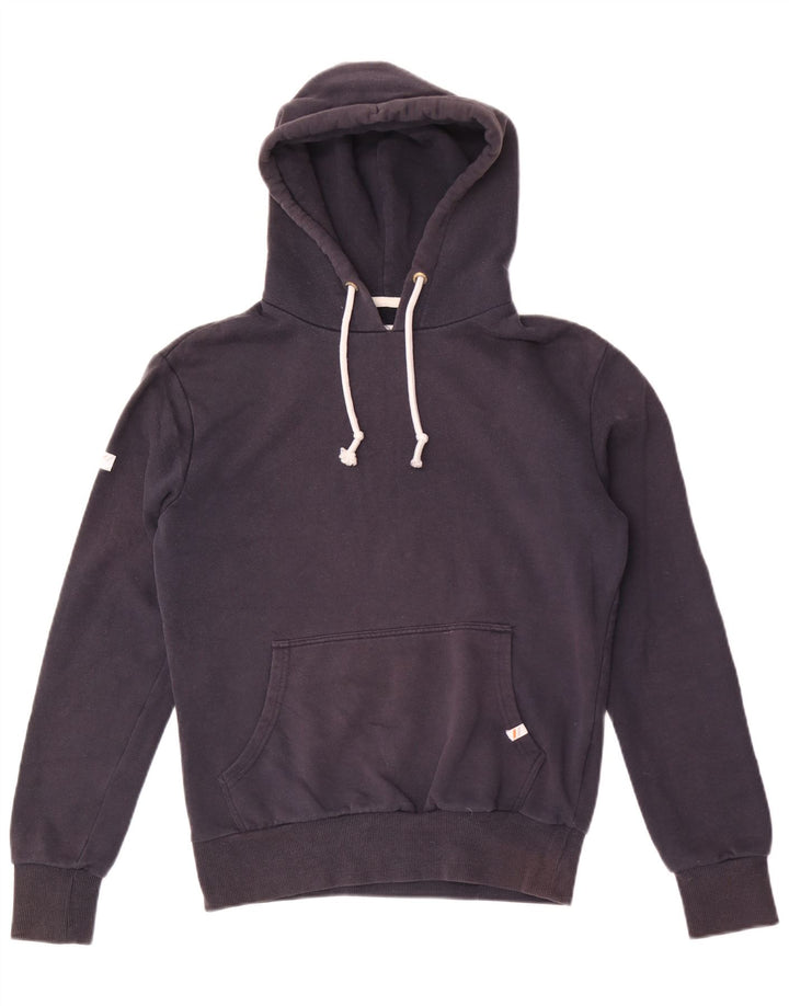 Superdry Mens Hoodie Jumper Small Navy Blue Cotton