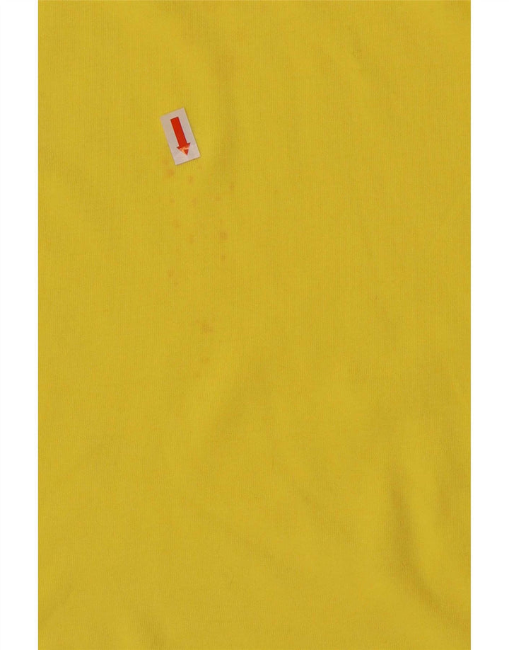 Burton Mens Graphic T-Shirt Top Small Yellow Cotton