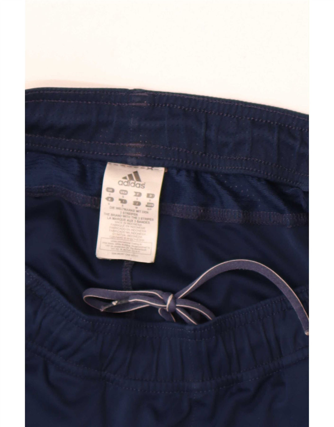 Adidas Mens Sport Shorts Small Navy Blue Colourblock Polyester
