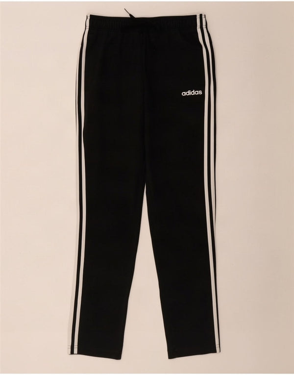 Adidas Mens Tracksuit Trousers Medium Black Cotton