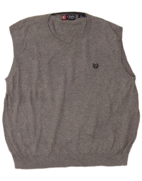 Canotta da uomo Chaps Canottiera 2XL Cotone chiazzato grigio