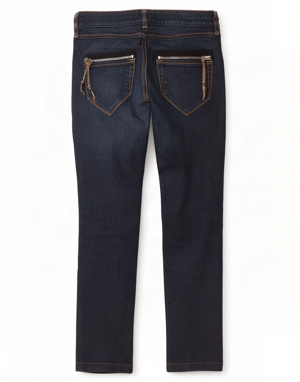 Diesel Feminino Clush Slim Jeans W29 L28 Azul Marinho Algodão