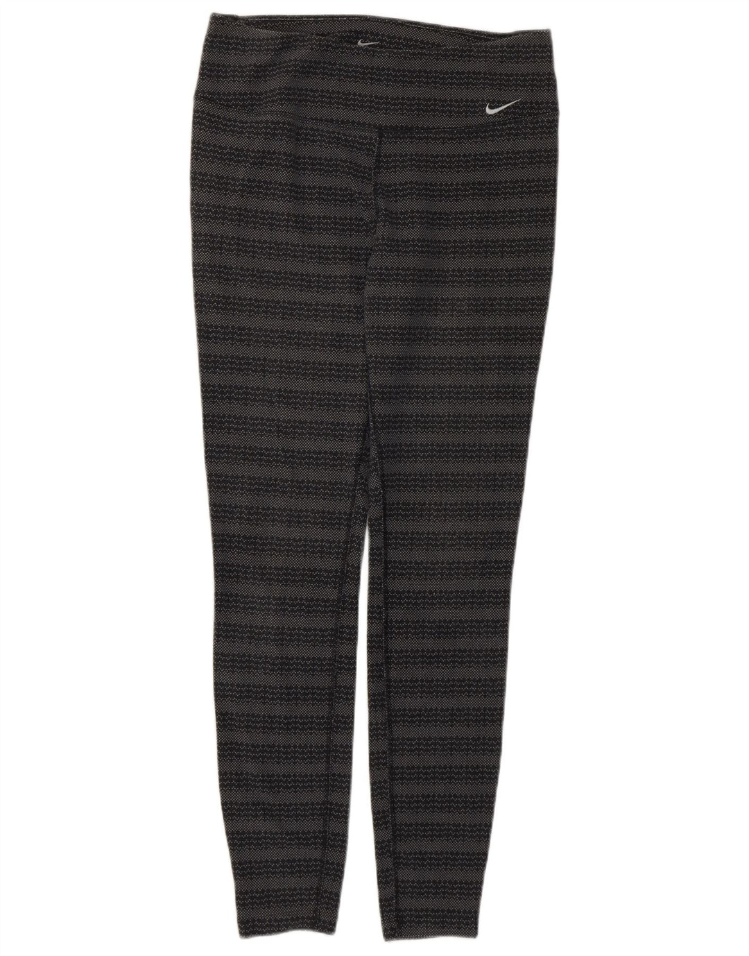 Nike Legging Dri Fit pour femme UK 12 Coton géométrique gris moyen