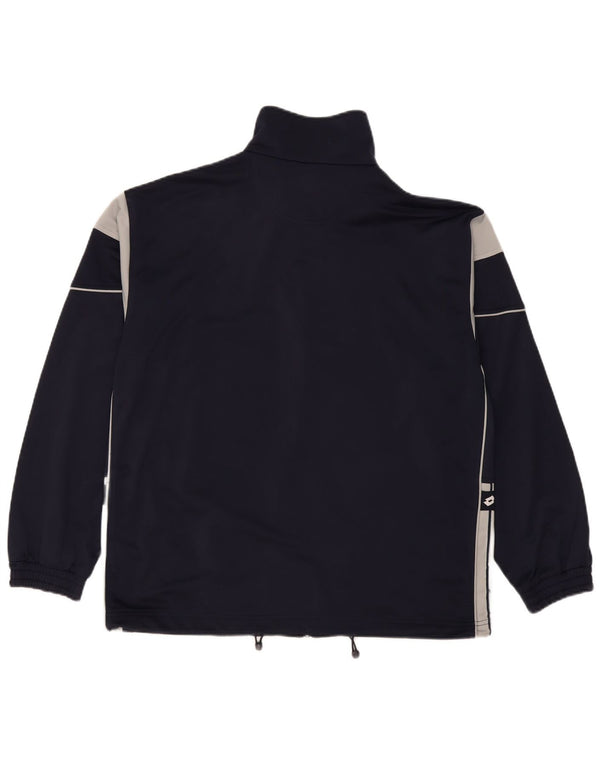Lotto Træningsdragt til mænd Topjakke XL Marineblå Colourblock Polyester