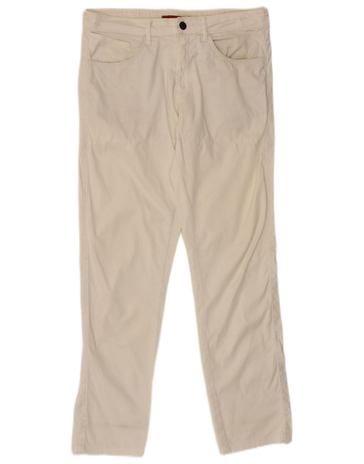 Zara Herren Slim Casual Hose EU 40 Medium W31 L29 Weiß