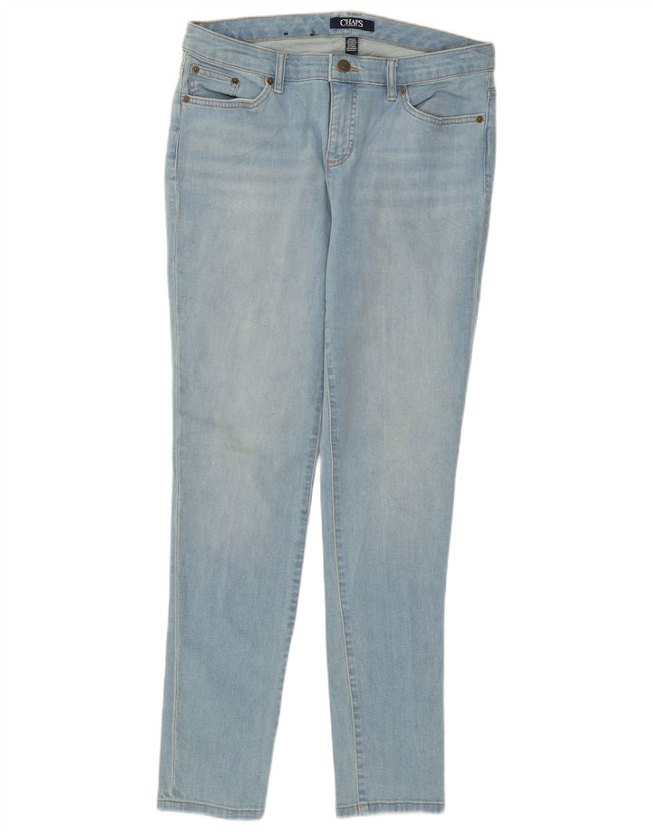 Chaps Womens Skinny Jeans W32 L29 Blue Cotton