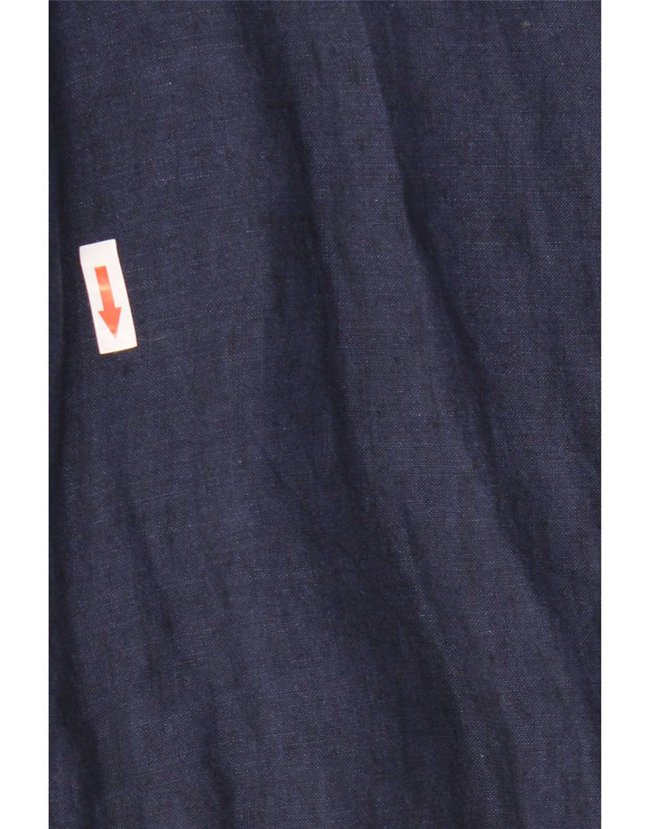 Lands End - Camisa para mujer, talla 40, talla grande, color azul marino