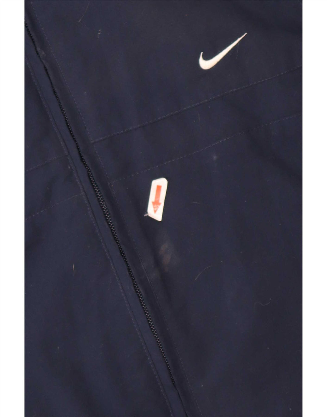 Nike Mens Tracksuit Top Jacket UK 38/40 Medium Navy Blue Polyester