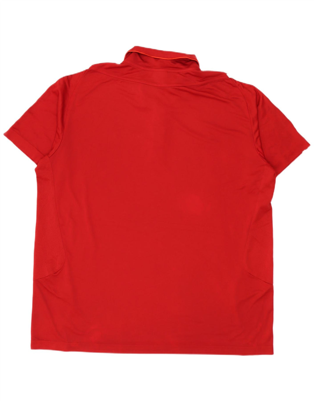 Adidas Mens Climacool Polo Shirt IT 50/52 2XL Red Colourblock Polyester