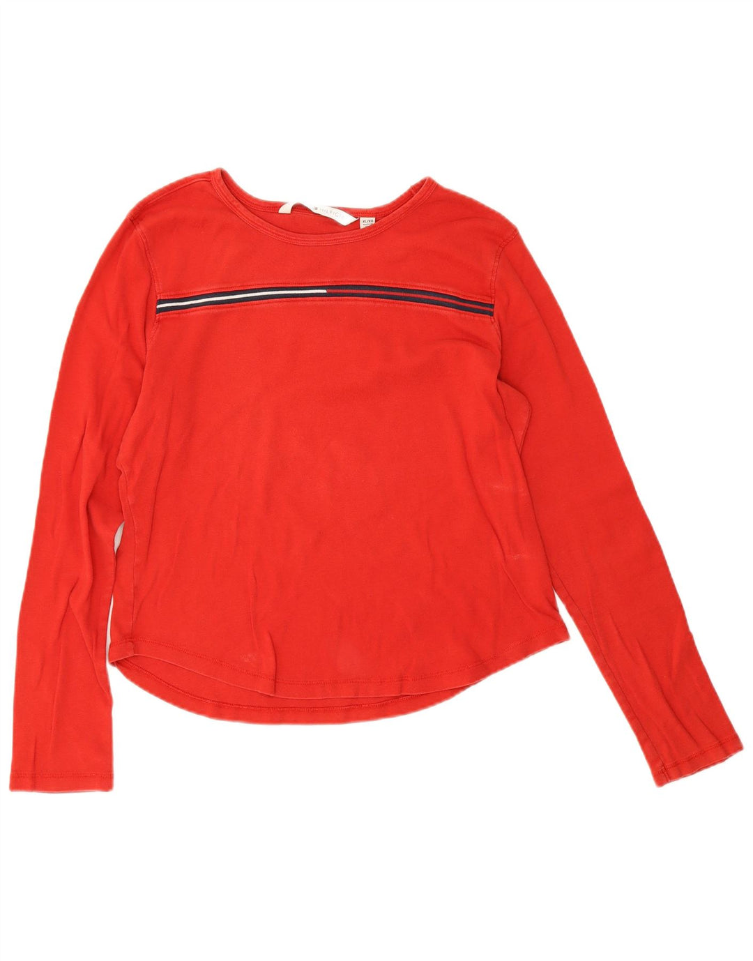 Tommy Hilfiger Womens Top Long Sleeve UK 18 XL Red