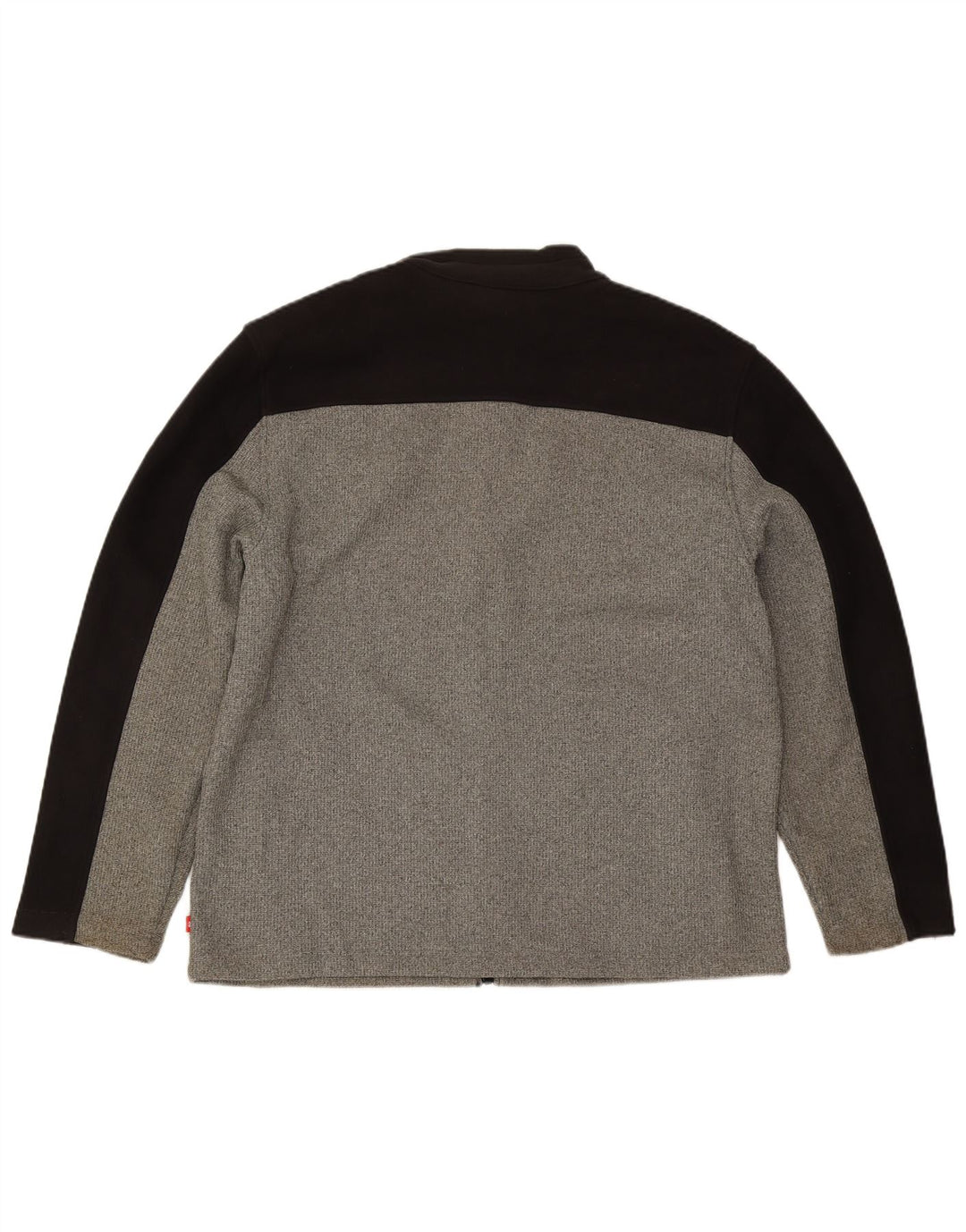 IZOD Mens Tracksuit Top Jacket XL Grey Colourblock Polyester
