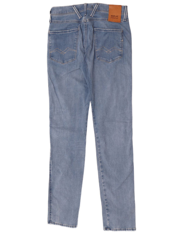 Replay blugi slim pentru femei W29 L32 bumbac albastru