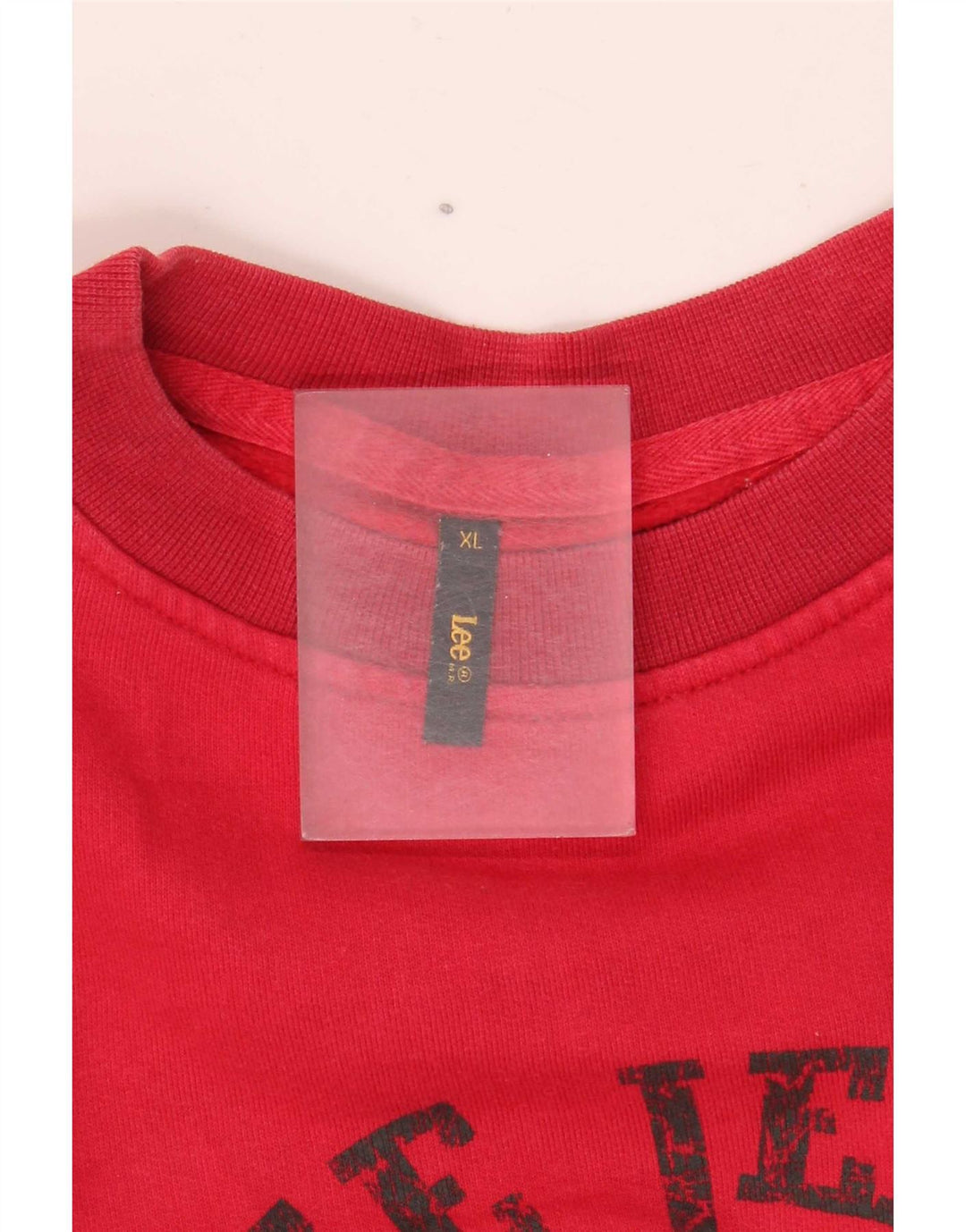 Lee Mens Gráfico Moletom Jumper XL Vermelho