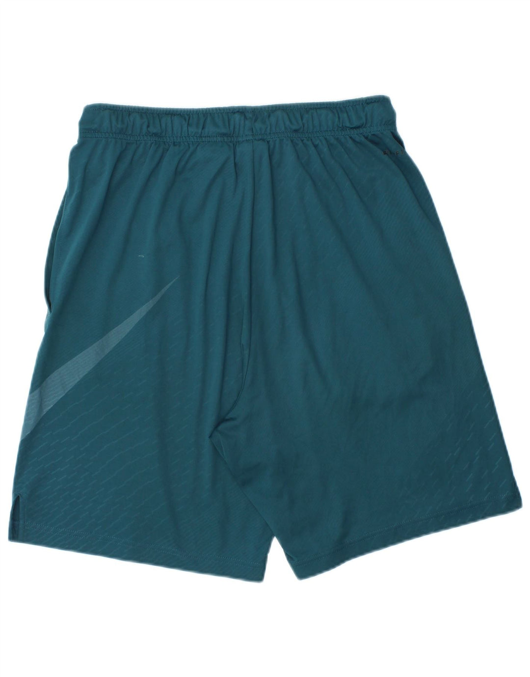 Nike Mens Dri Fit Graphic Sport Shorts Medium  Blue Striped Polyester