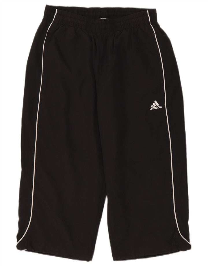 Adidas Boys Climalite Bermuda Sport Shorts 15-16 Years Black Polyester