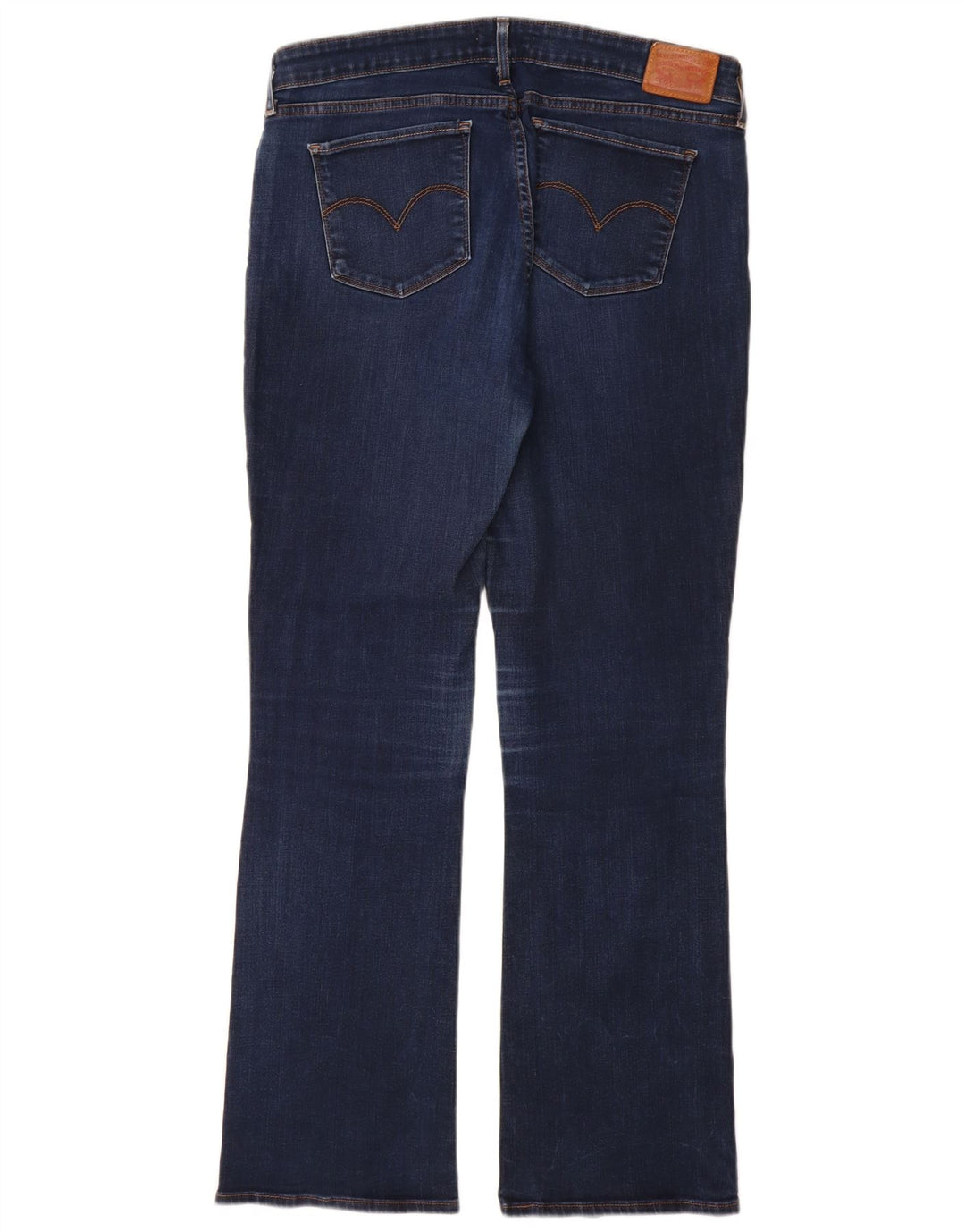 Levi's Womens 715 Bootcut Jeans W33 L32 Navy Blue Cotton