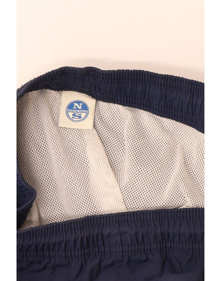 North Sails Mens Swimming Shorts Medium  Navy Blue Cotton