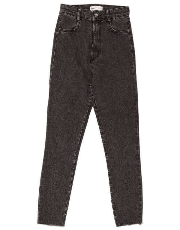 Zara Womens Skinny Jeans EU 34 2XS W24 L24 Grey