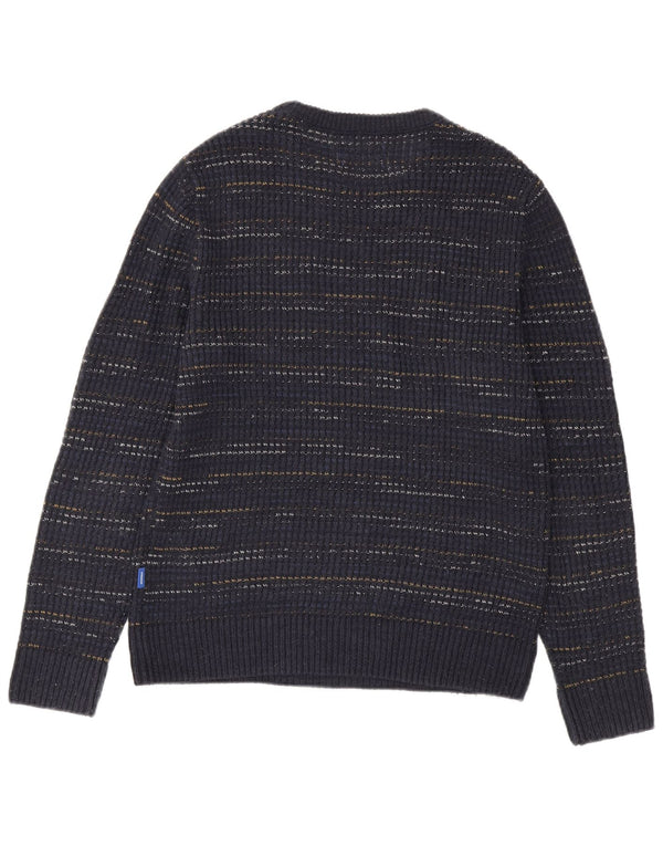 Ανδρικό πουλόβερ Jack & Jones Boat Neck Jumper Medium Navy Blue Pinstripe