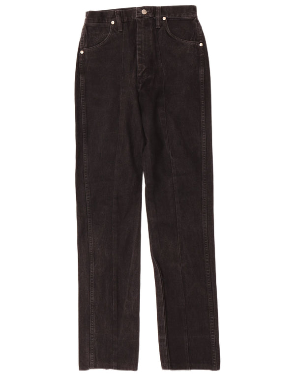 Blugi conici Wrangler pentru femei cu talie înaltă US 9 Medium W26 L34 Bumbac negru