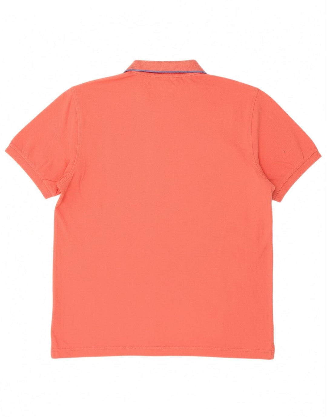 SUN68 Mens Polo Shirt Large Orange Cotton